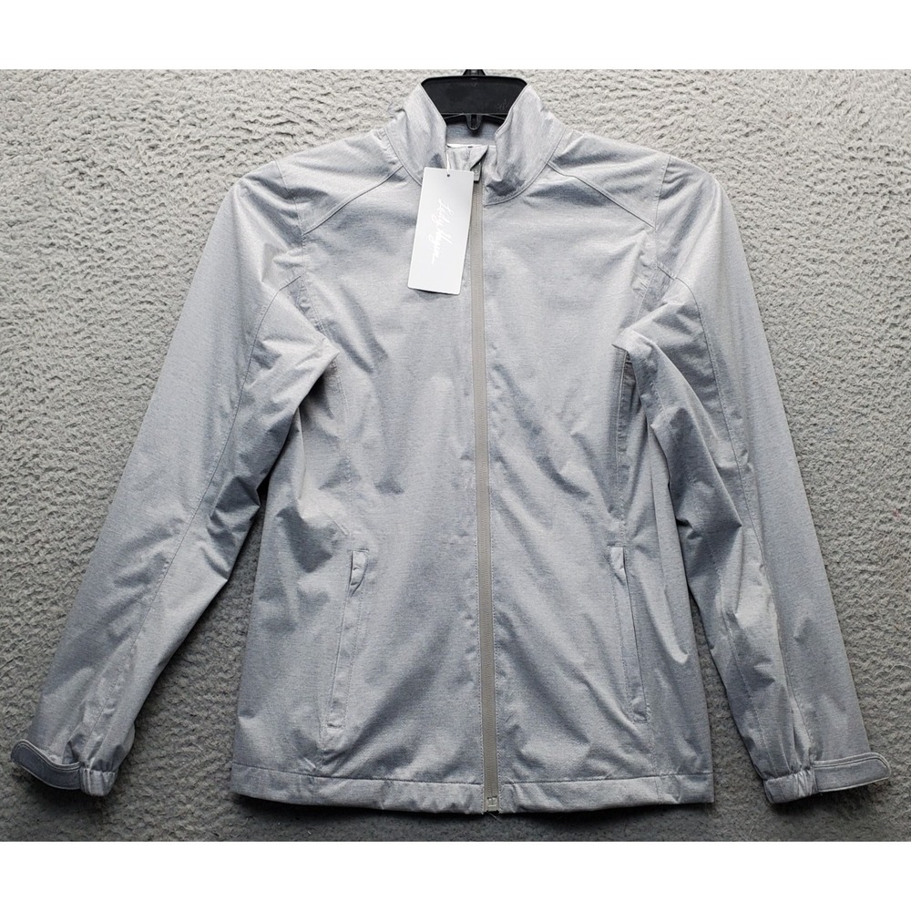 Lady Hagen Golf Rain Jacket Womens XS Gray Comfort Performance Waterproof Zip Up
